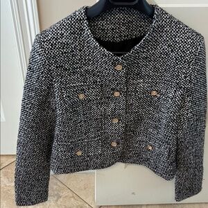 J.ING Monochrome‎ Tweed Blazer